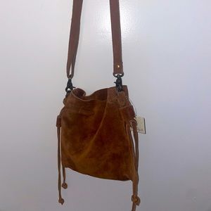 Free People Billie Suede Crossbody Bag